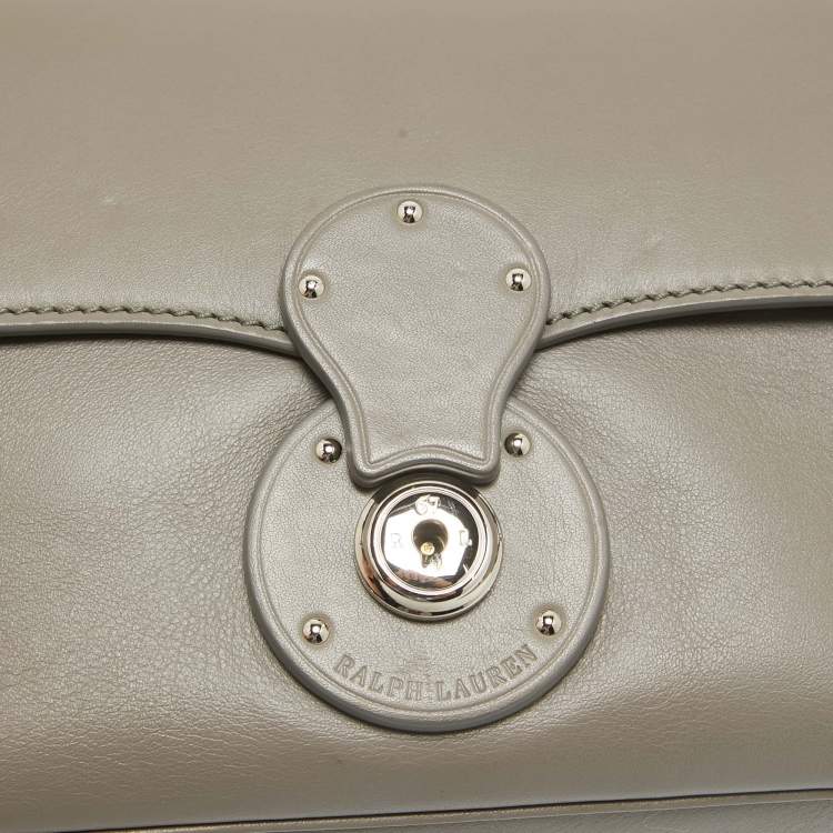 Pre Owned Ralph Lauren Grey Ricky Chain Shoulder Bag
