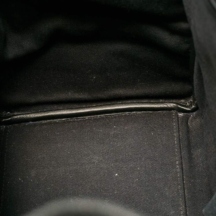 Pre Owned Ralph Lauren Black Leather Ricky 33 Tote