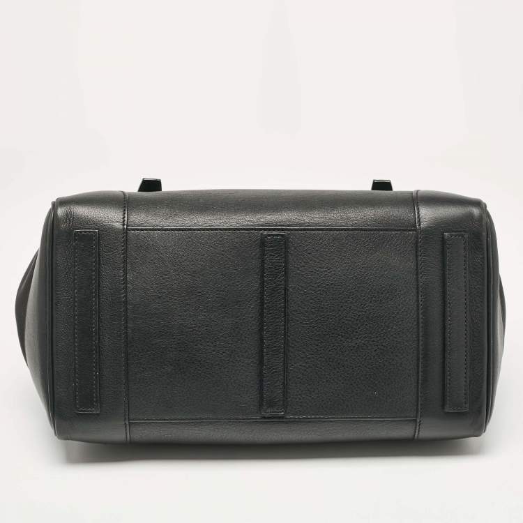 Pre Owned Ralph Lauren Black Leather Ricky 33 Tote