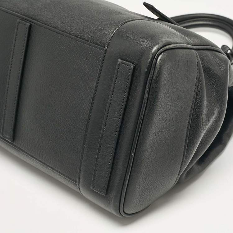 Pre Owned Ralph Lauren Black Leather Ricky 33 Tote