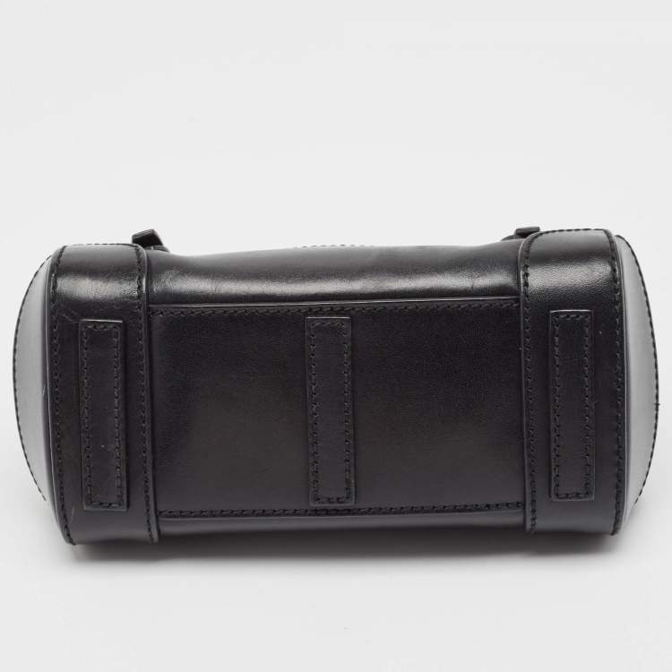 Pre Owned Ralph Lauren Black Leather Mini Ricky Crossbody Bag