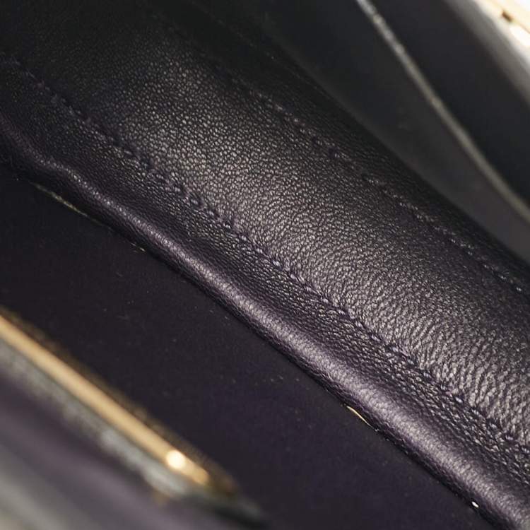 Pre Owned Ralph Lauren Black Leather Ricky Tassel Crossbody Bag
