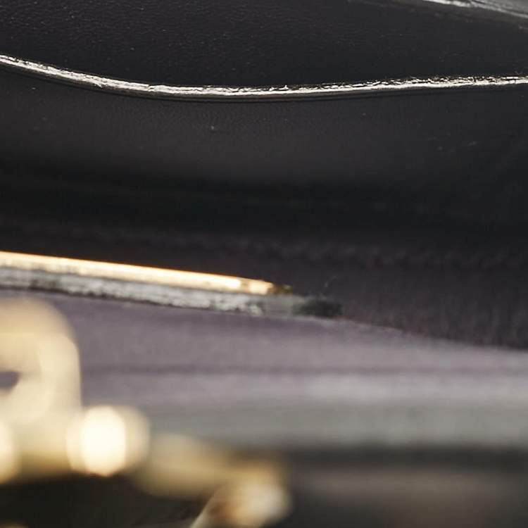 Pre Owned Ralph Lauren Black Leather Ricky Tassel Crossbody Bag
