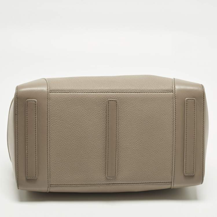 Pre Owned Ralph Lauren Ricky 33 Beige Leather Tote