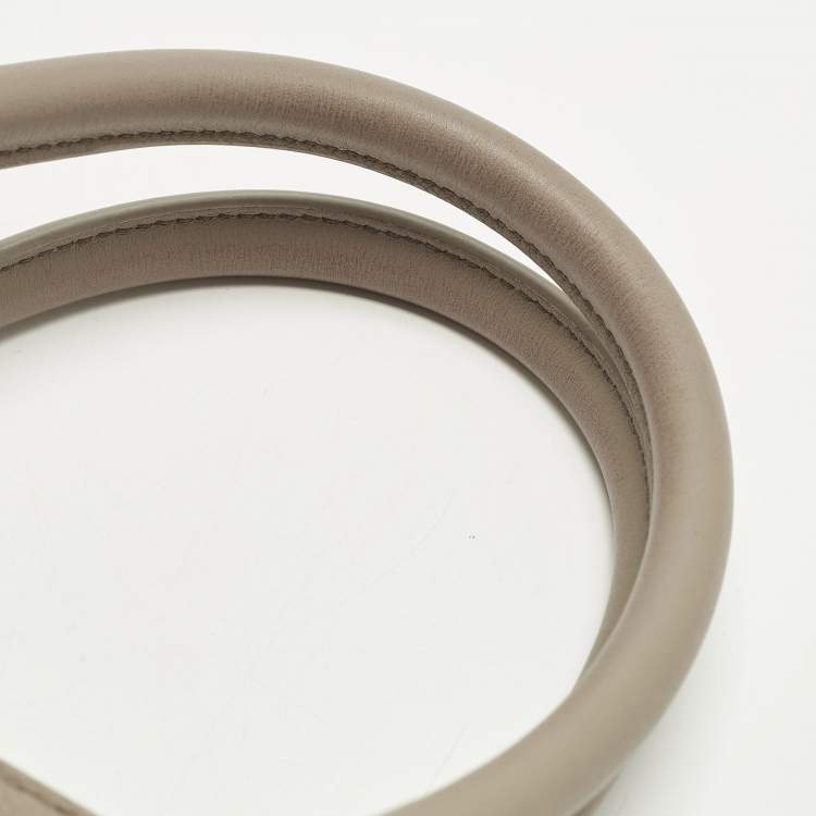 Pre Owned Ralph Lauren Ricky 33 Beige Leather Tote