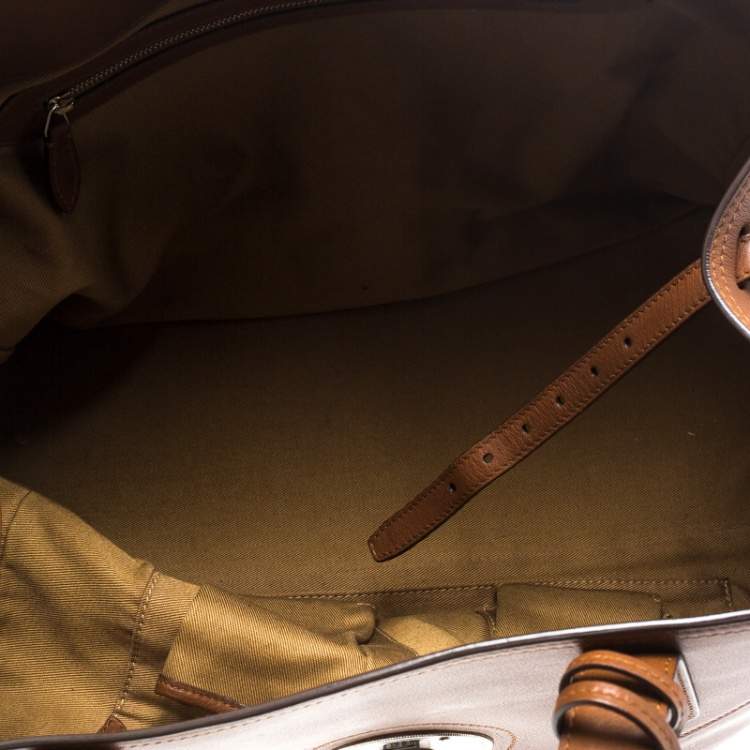 Pre Owned Ralph Lauren Brown Leather Ricky Tote