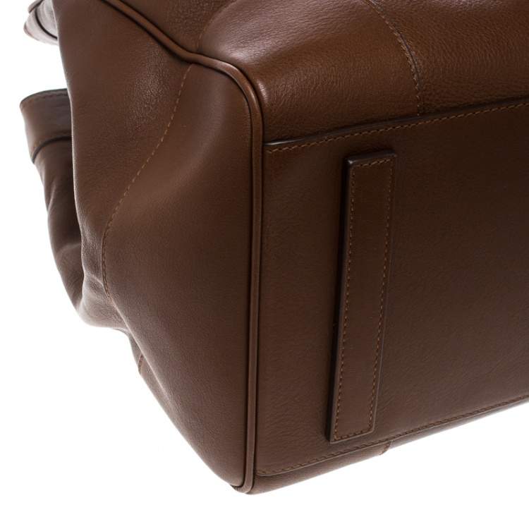 Pre Owned Ralph Lauren Brown Leather Ricky Tote