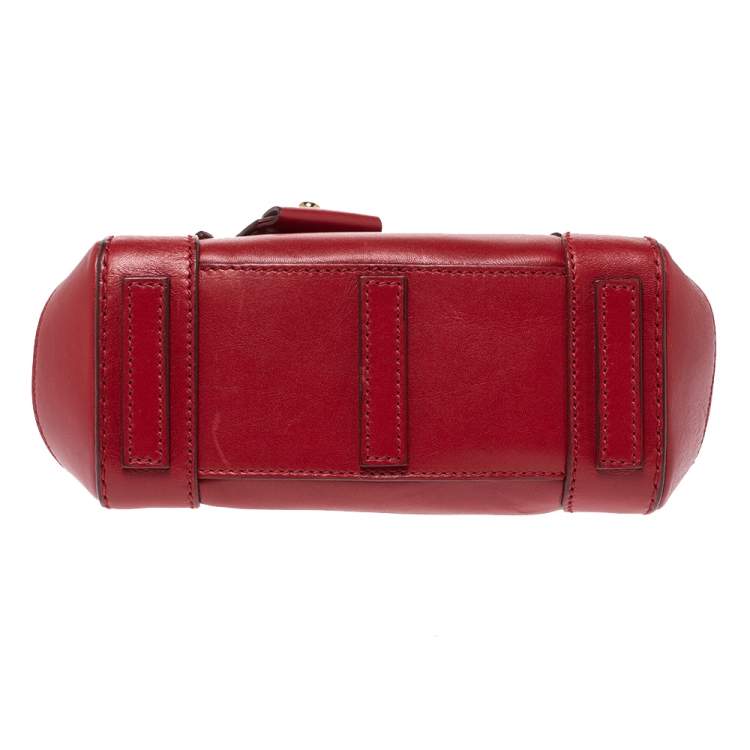 Pre Owned Ralph Lauren Red Leather Ricky Crossbody Bag