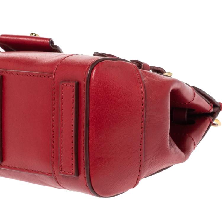 Pre Owned Ralph Lauren Red Leather Ricky Crossbody Bag