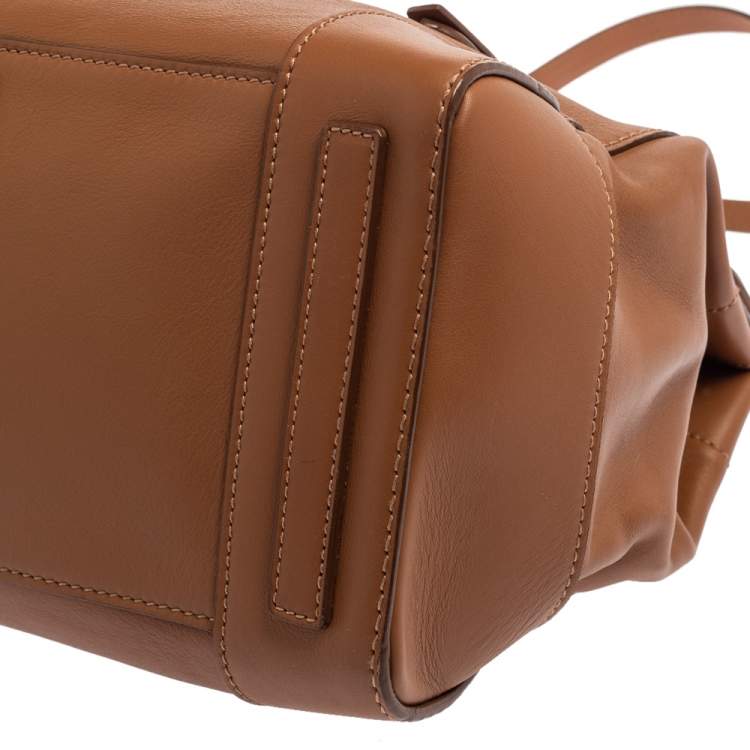 Pre Owned Ralph Lauren Brown Soft Leather Ricky 33 Tote