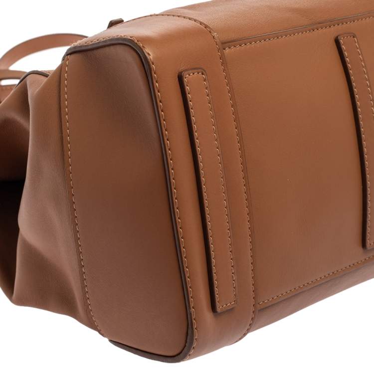 Pre Owned Ralph Lauren Brown Soft Leather Ricky 33 Tote