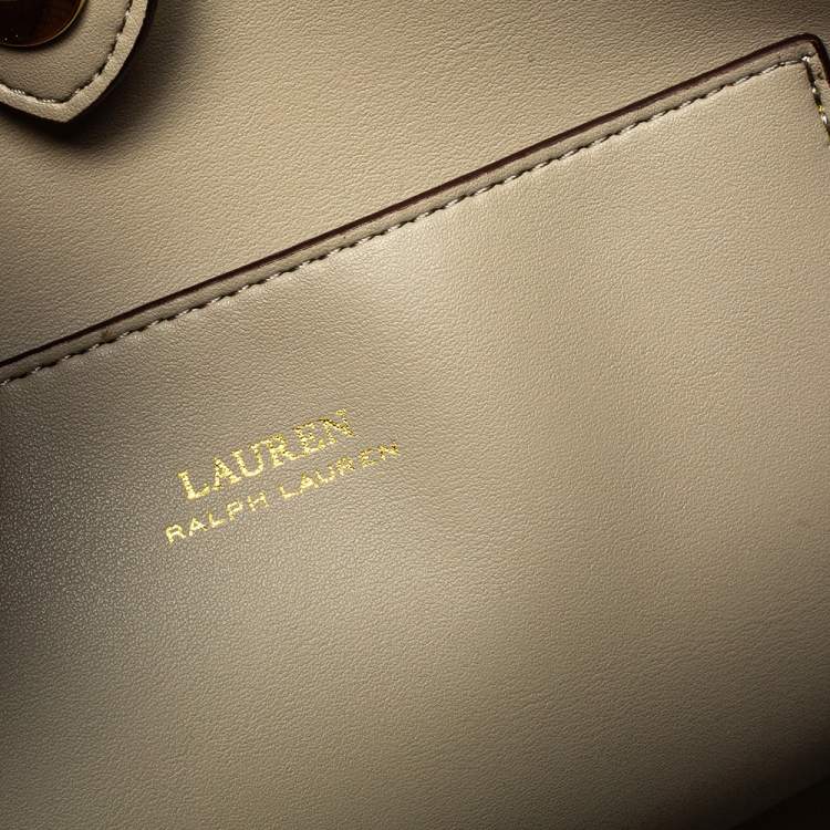 Pre Owned Ralph Lauren Yellow Leather Debby Bucket Drawstring Bag
