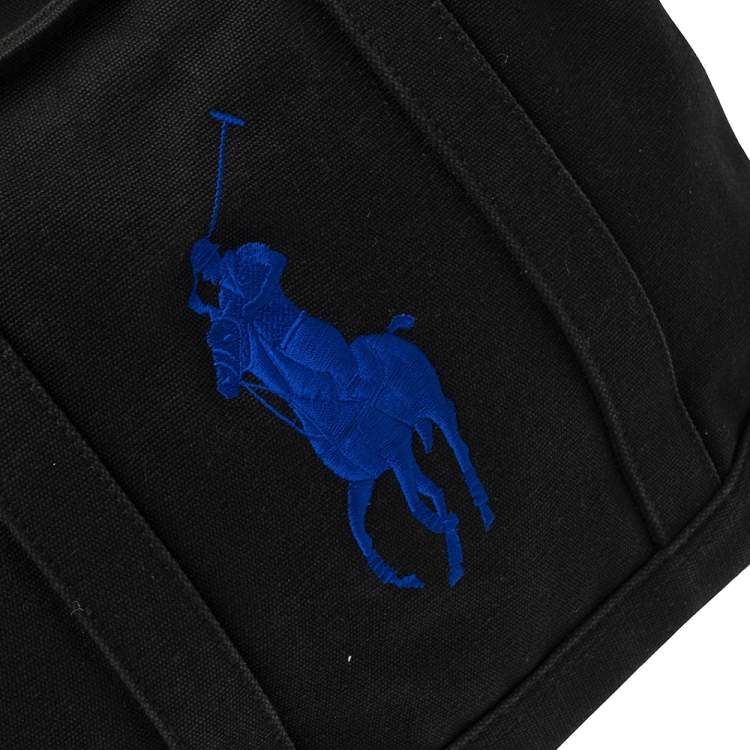 Pre Owned Ralph Lauren Black Canvas Shopper Tote