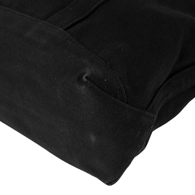 Pre Owned Ralph Lauren Black Canvas Shopper Tote