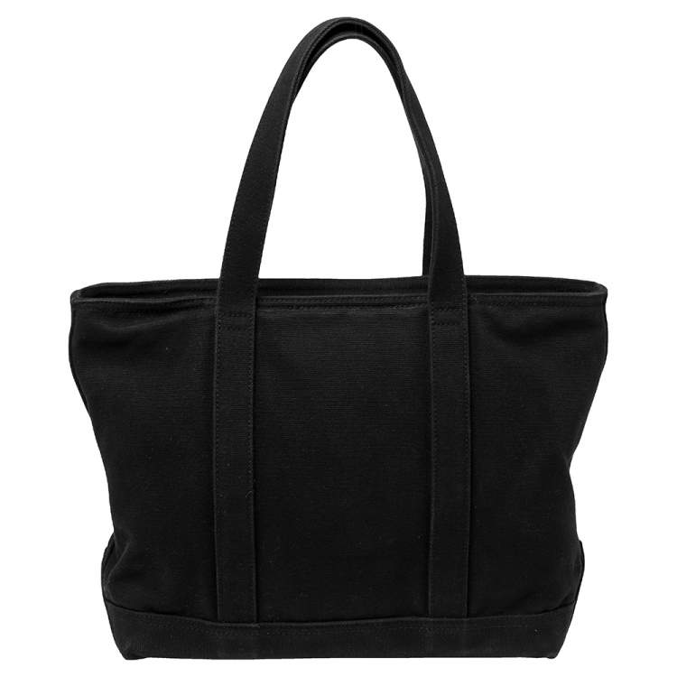 Pre Owned Ralph Lauren Black Canvas Shopper Tote