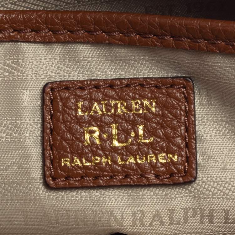 Pre Owned Ralph Lauren Burgundy Nylon Crossbody Bag