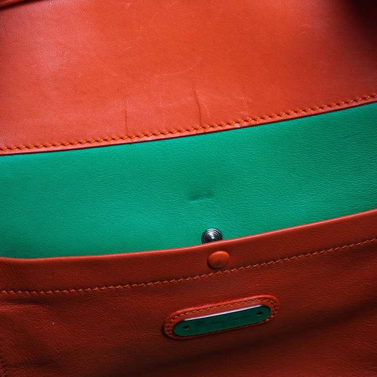 Pre Owned Ralph Lauren Brown Soft Leather Ricky 33 Tote