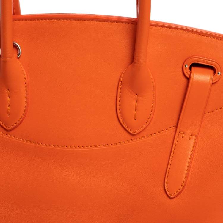 Pre Owned Ralph Lauren Brown Soft Leather Ricky 33 Tote