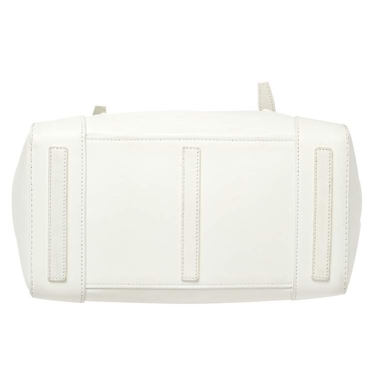 Pre Owned Ralph Lauren White Soft Leather Ricky Tote