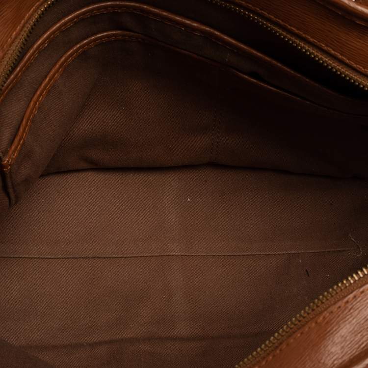 Pre Owned Ralph Lauren Brown Leather Tote