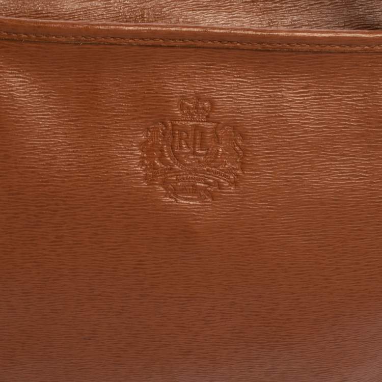 Pre Owned Ralph Lauren Brown Leather Tote