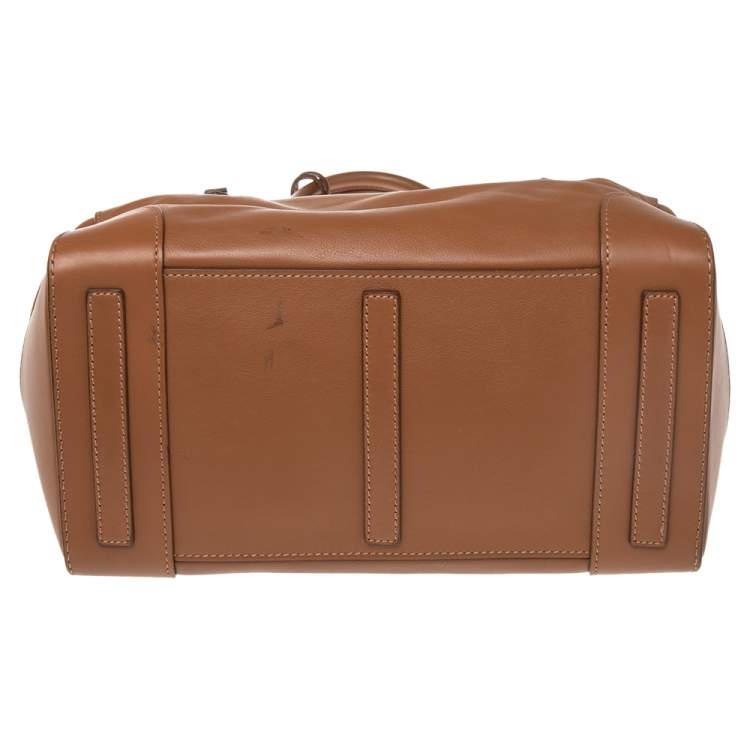 Pre Owned Ralph Lauren Tan Leather Ricky Satchel