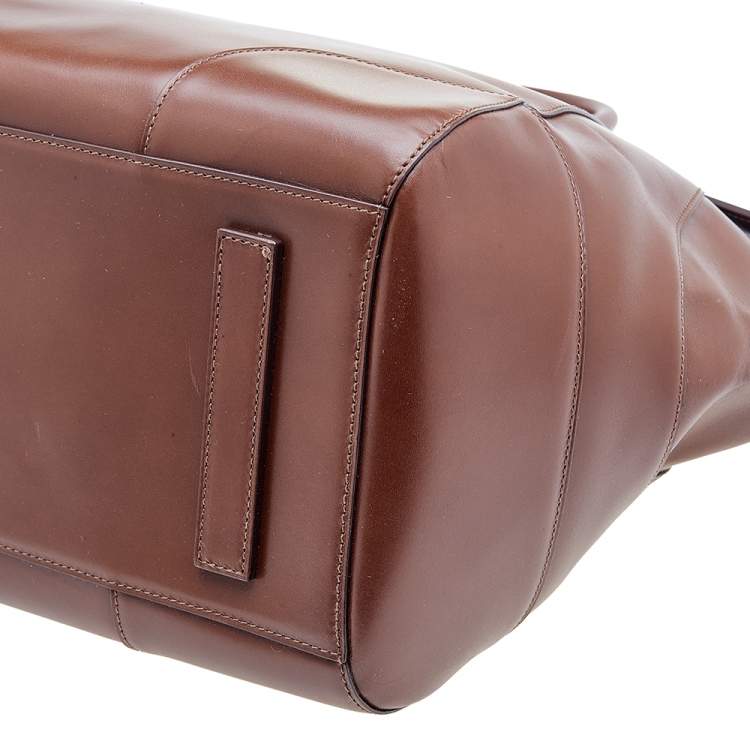 Pre Owned Ralph Lauren Brown Leather Bedford Satchel