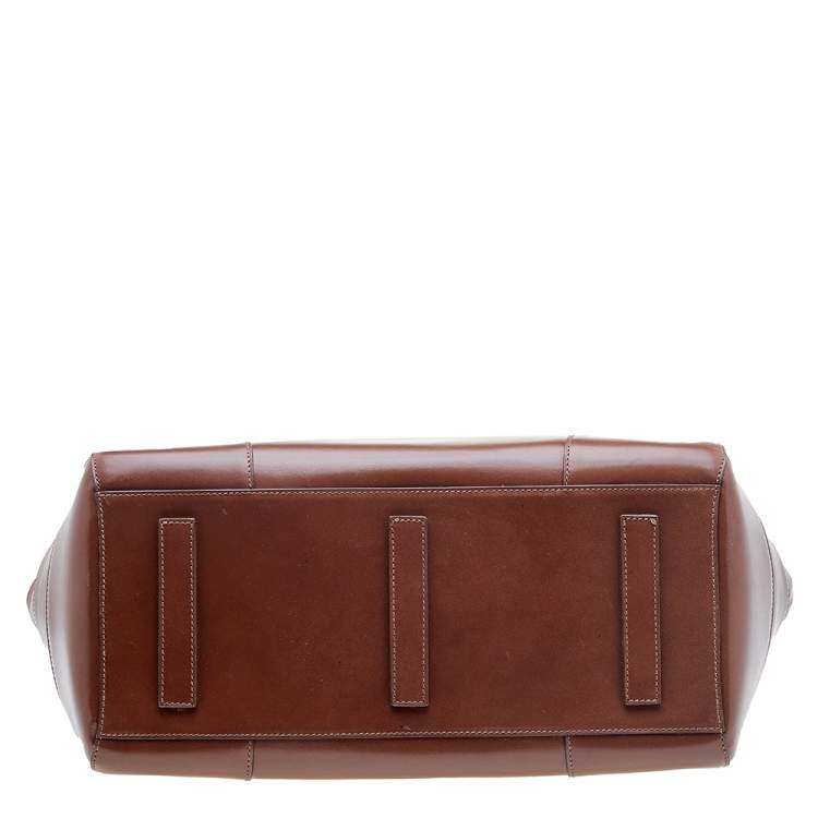 Pre Owned Ralph Lauren Brown Leather Bedford Satchel