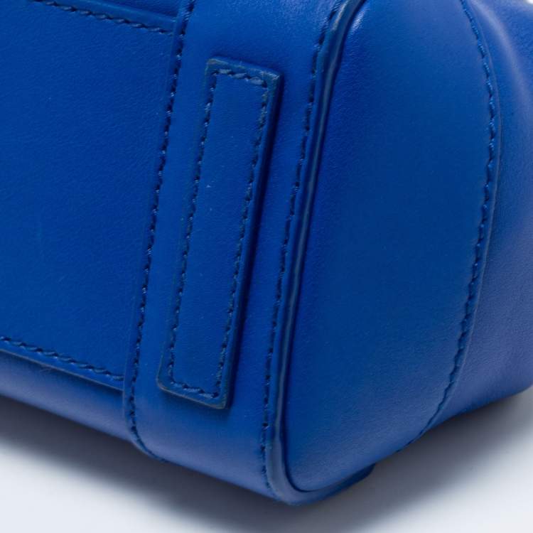 Pre Owned Ralph Lauren Blue Leather Ricky Crossbody Bag