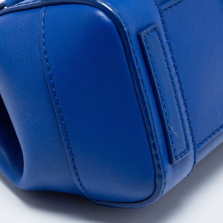 Pre Owned Ralph Lauren Blue Leather Ricky Crossbody Bag