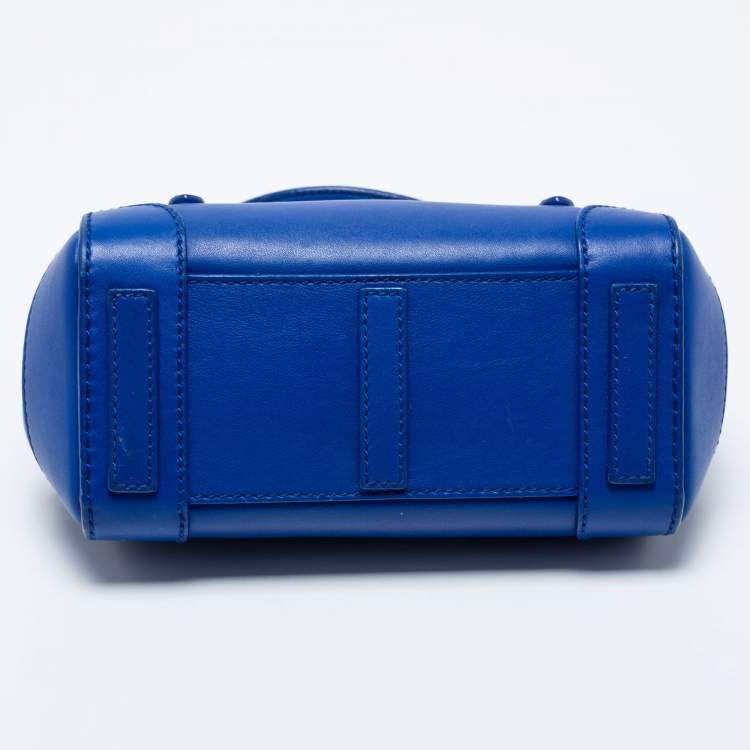 Pre Owned Ralph Lauren Blue Leather Ricky Crossbody Bag