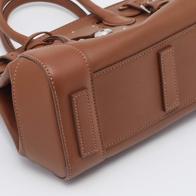 مملوكة مسبقًا Ralph Lauren Brown Leather Ricky Satchel