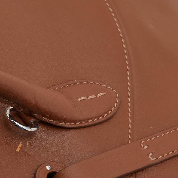 مملوكة مسبقًا Ralph Lauren Brown Leather Ricky Satchel