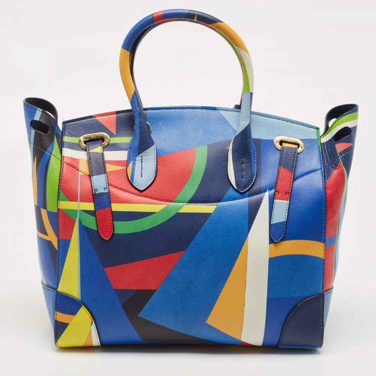 Pre Owned Ralph Lauren Multicolor Soft Leather Ricky Tote