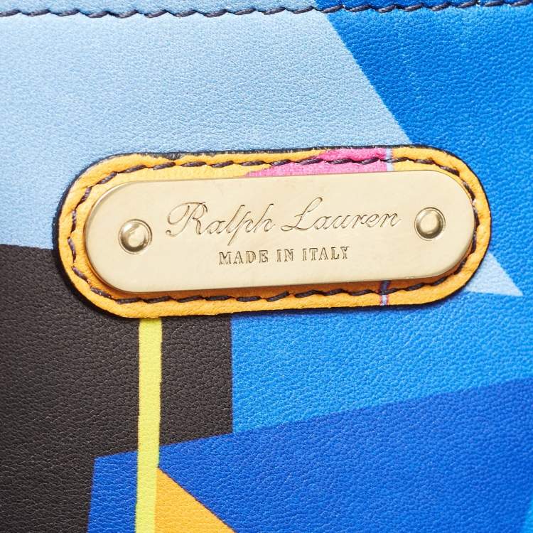Pre Owned Ralph Lauren Multicolor Soft Leather Ricky Tote