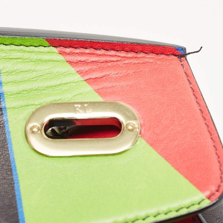 Pre Owned Ralph Lauren Multicolor Soft Leather Ricky Tote