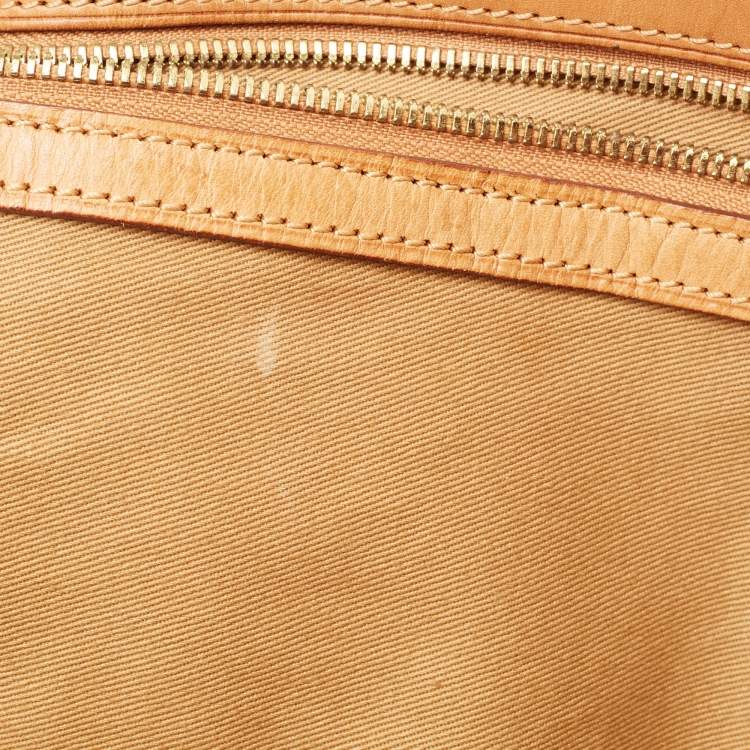 Pre Owned Ralph Lauren Multicolor Equestrian Canvas and Leather Shopper Tote