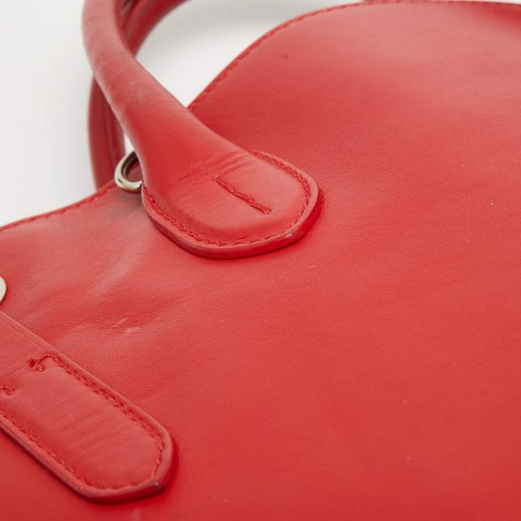 Pre Owned Ralph Lauren Red Leather Tote