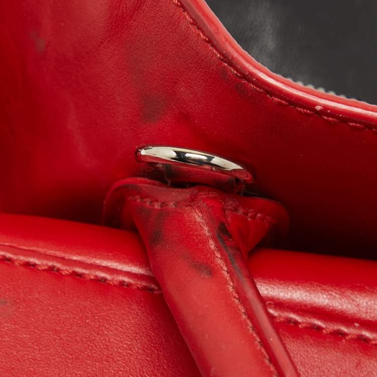 Pre Owned Ralph Lauren Red Leather Tote