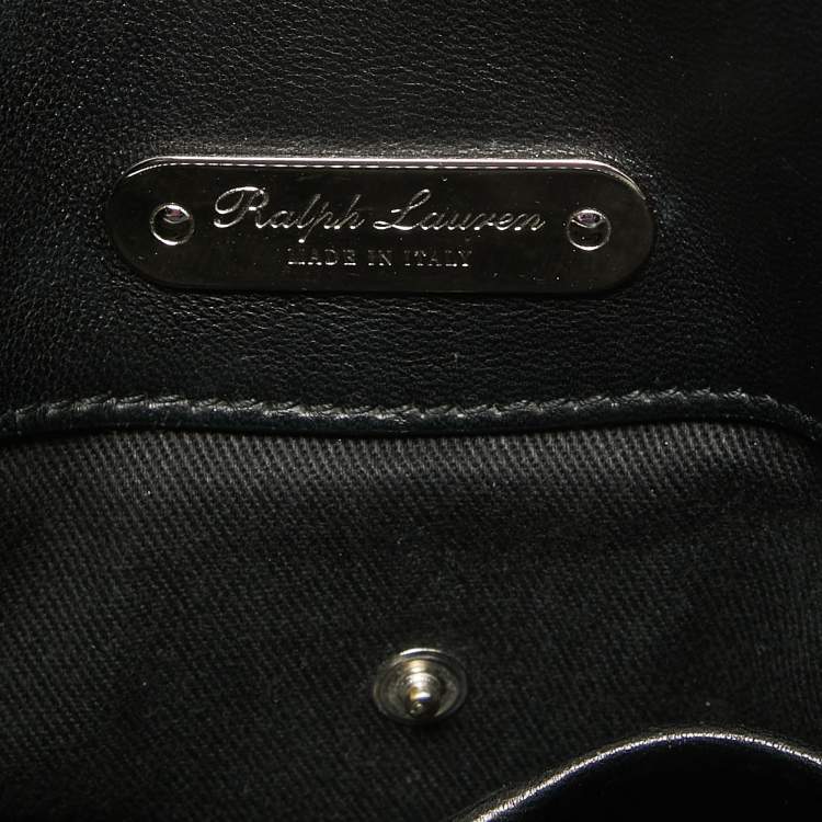 Pre Owned Ralph Lauren Red Leather Tote