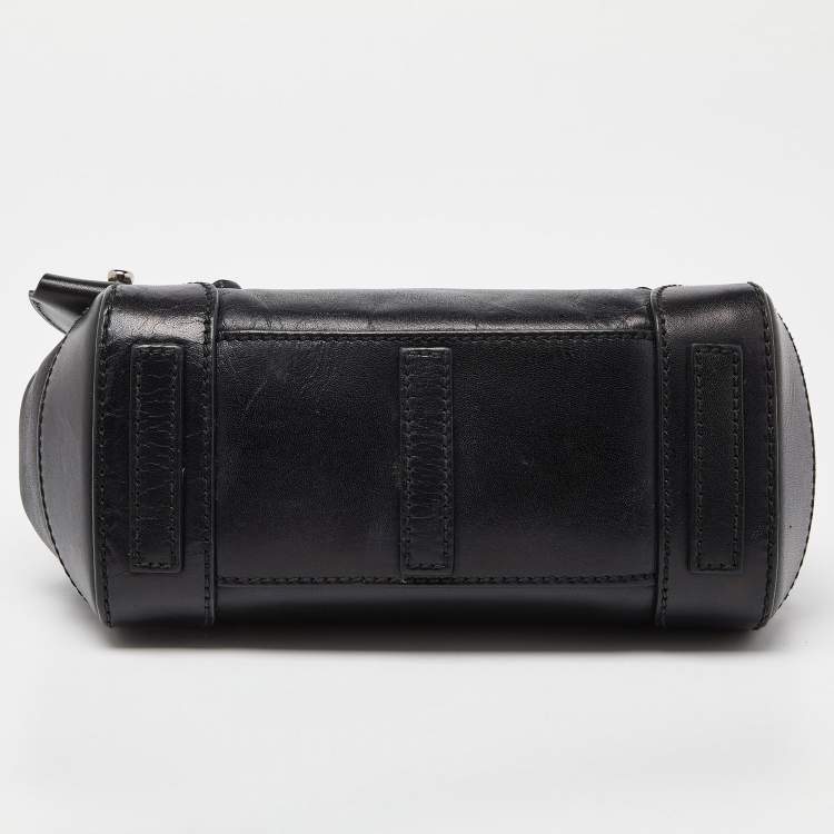 Pre Owned Ralph Lauren Black Leather Mini Ricky Tote