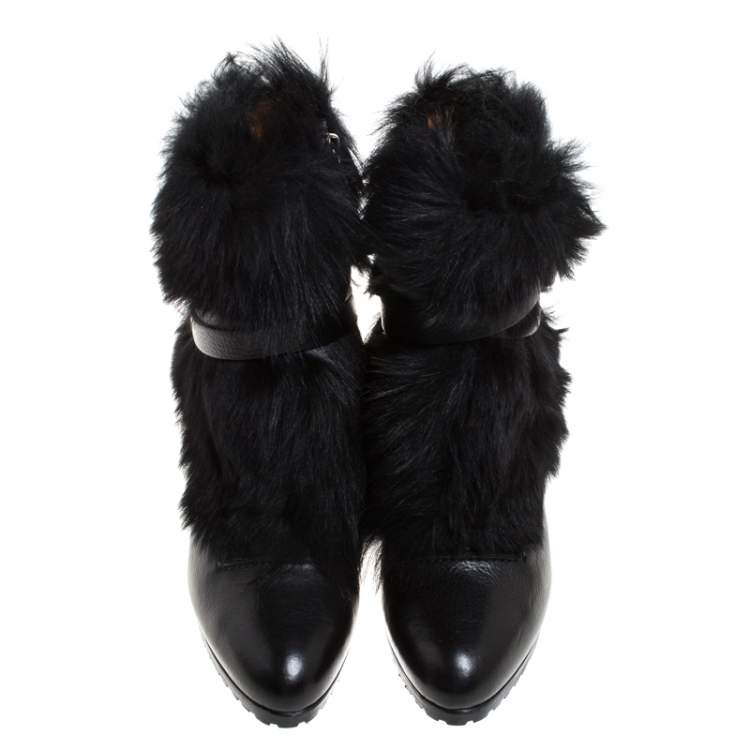 ralph lauren fur boots