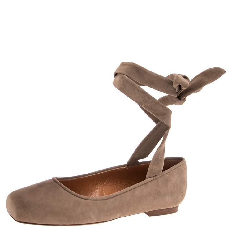 ralph lauren suede flats