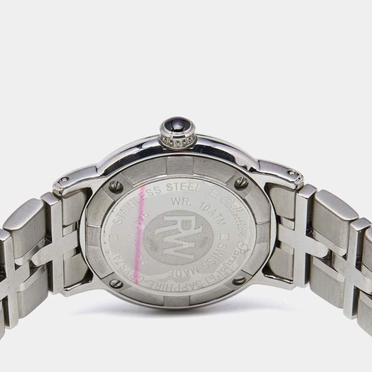 مملوكة مسبقًا Raymond Weil Grey Stainless Steel Parsifal 9441 Women's Wristwatch 27 mm