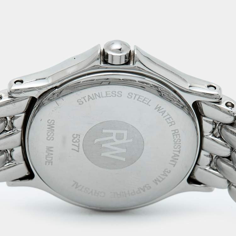 مملوكة مسبقًا Raymond Weil Classic 5377-ST-05308 White Dial Stainless Steel Women's Wristwatch 23.50 mm