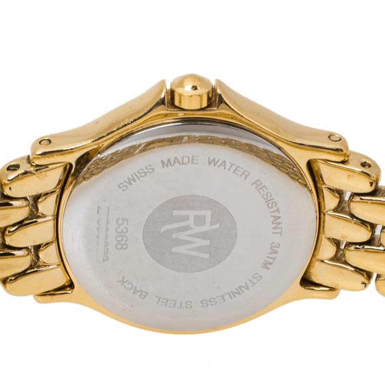 Pre Owned Raymond Weil Gold Plated Chorus 5368 Women's Wristwatch 23.50 mm