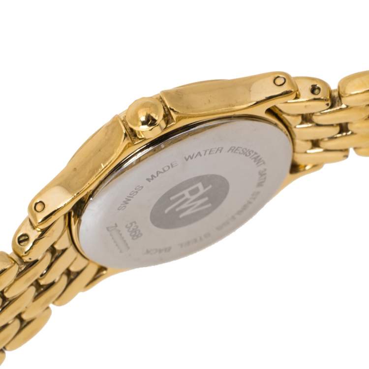 Pre Owned Raymond Weil Gold Plated Chorus 5368 Women's Wristwatch 23.50 mm