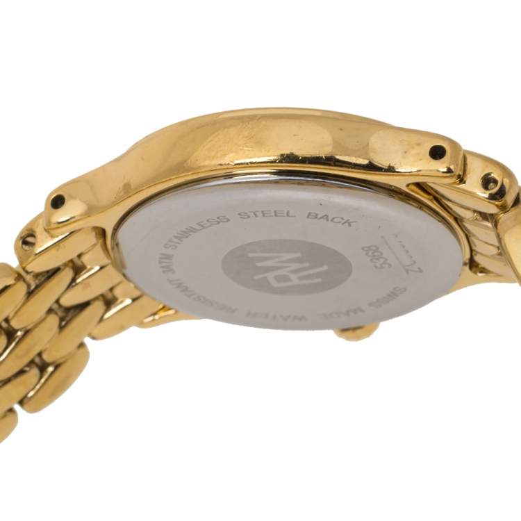 Pre Owned Raymond Weil Gold Plated Chorus 5368 Women's Wristwatch 23.50 mm