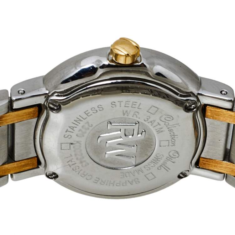 Pre Owned Raymond Weil White Stainless Steel Diamonds Othello 2320-STG-00985 Women's Wristwatch 25MM