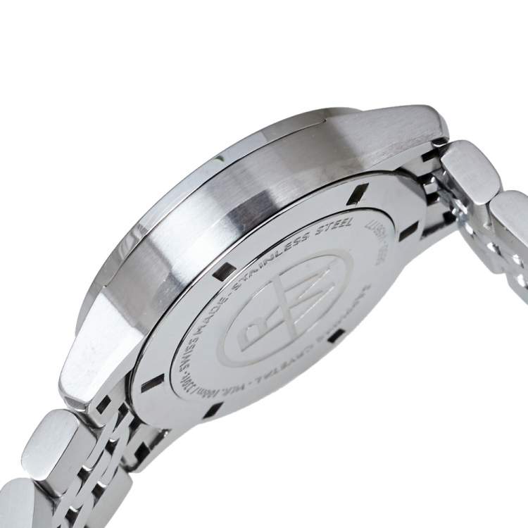 Pre Owned Raymond Weil Mother Of Pearl Stainless Steel Freelancer Women's Wristwatch 33.50 mm